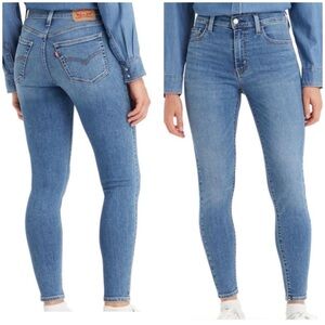 Levi's 720 High Rise Super Skinny Women's Denim Blue size 30
